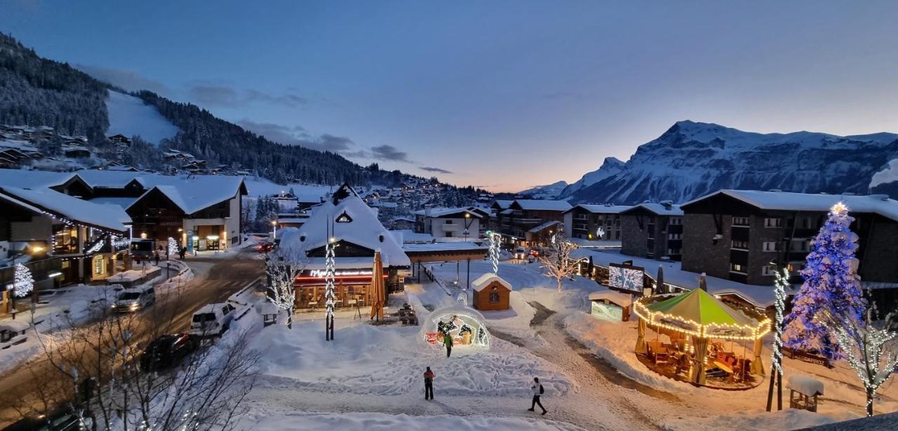 Vintage Chic -Central, Wifi, Mountain View Les Carroz d'Araches Exterior foto