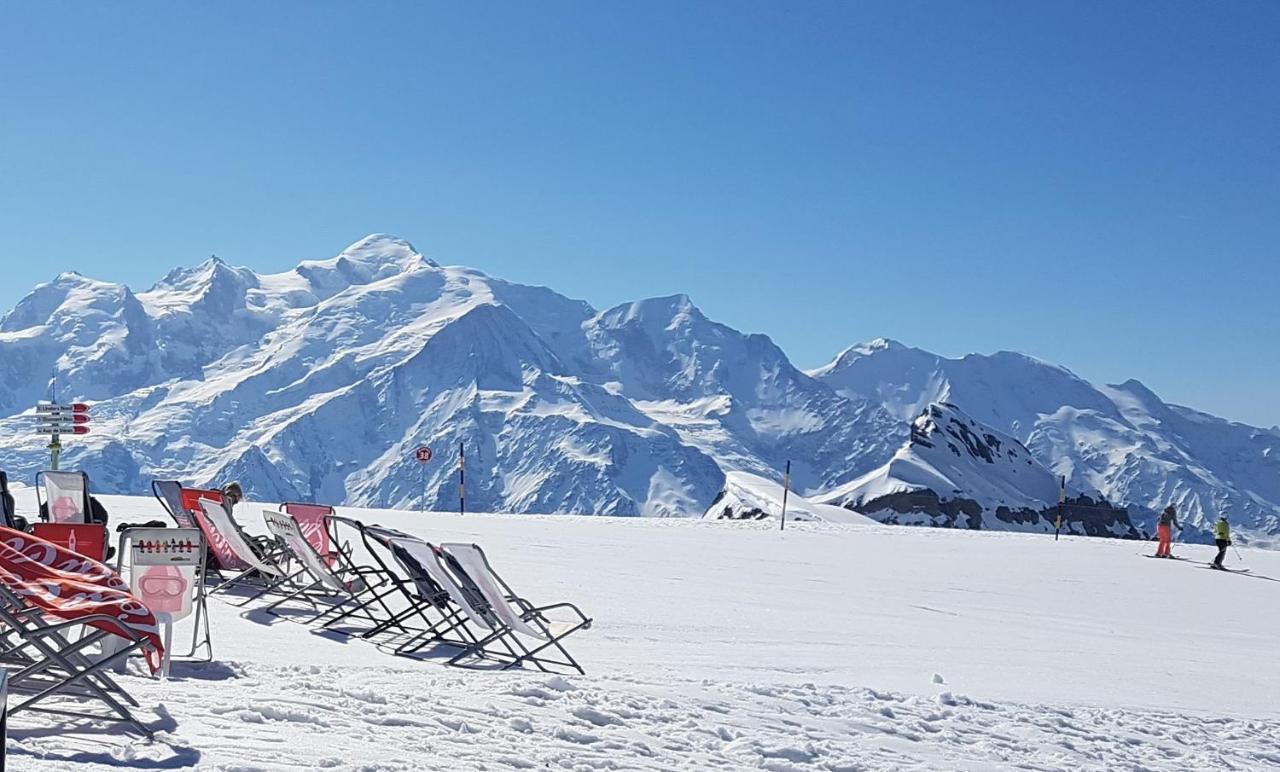 Vintage Chic -Central, Wifi, Mountain View Les Carroz d'Araches Exterior foto