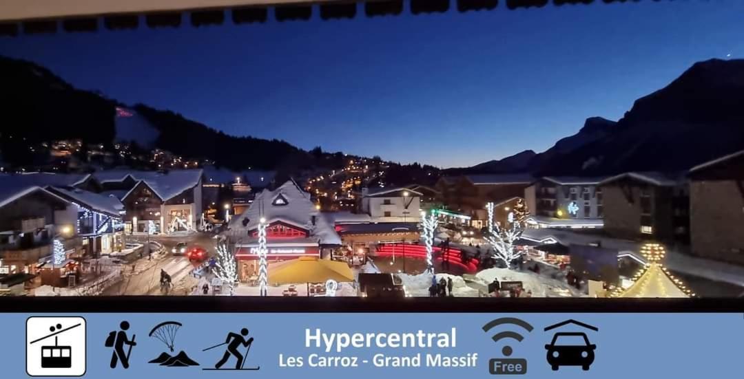 Vintage Chic -Central, Wifi, Mountain View Les Carroz d'Araches Exterior foto